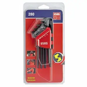 Serie 8 chiavi maschio testa sferica Torx Usag 280 LTSTX