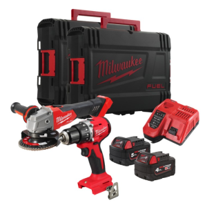 Kit Trapano + Smerigliatrice Milwaukee M18 FPP2IT-542X