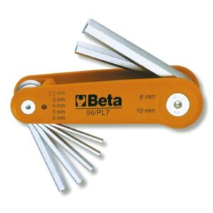 BETA Serie di 7 chiavi a brugola con impugnatura - Beta 96/BG7