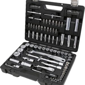 BETA Assortimento di 45 Chiavi a Bussola esagonali, 35 Inserti per avvitatori, 4 Chiavi Maschio esagonali piegate e 14 Accessori