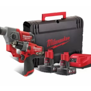 Kit Milwaukee M12 FPP2F2-602X FUEL 12V Trapano + Tassellatore